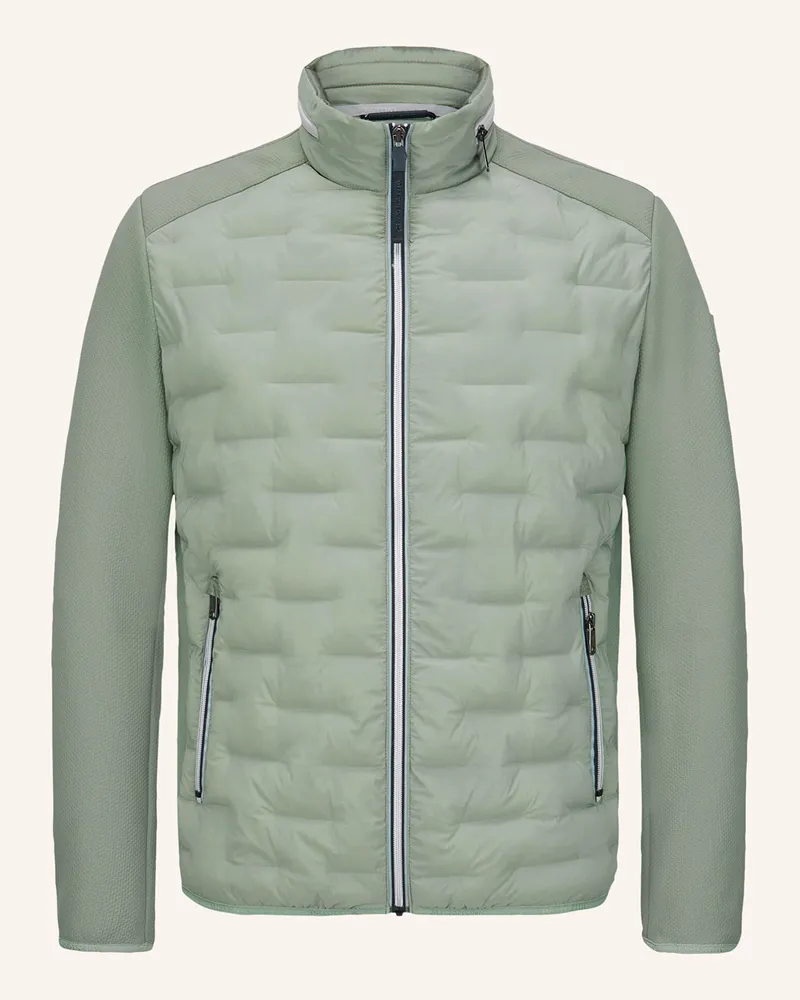 Milestone Steppjacke Msnerano Im Materialmix Mit Dupont™ Sorona®-Isolierung gruen Hellgrün