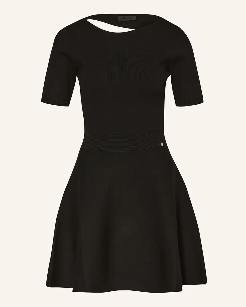 Liu Jo Strickkleid mit Cut-out Schwarz
