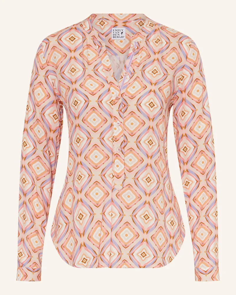 Emily van den Bergh Blusenshirt orange Hellbraun
