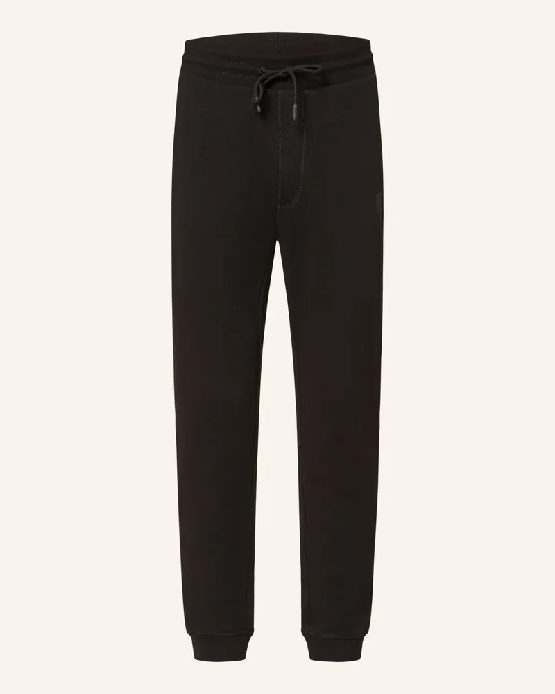 HUGO BOSS Sweatpants Sestart schwarz Schwarz