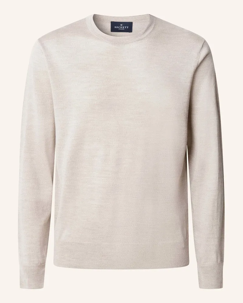 Hackett Pullover GMD MERINO SILK CREW Beige