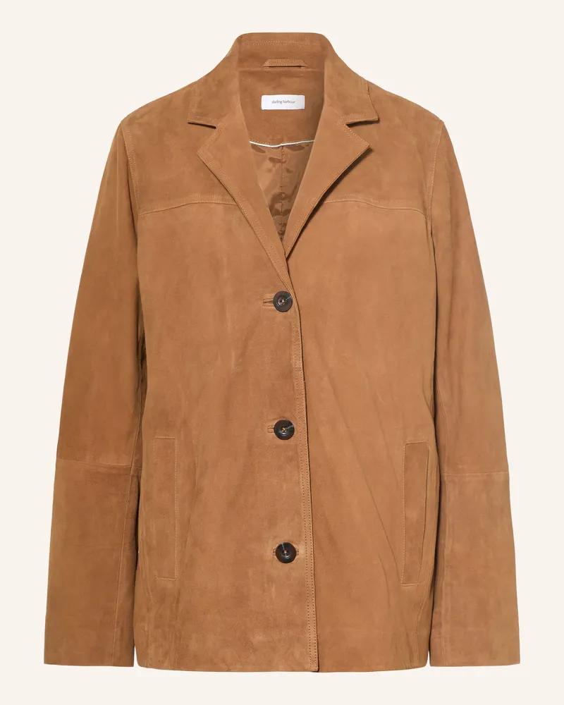 Darling Harbour Lederjacke braun Whiskey