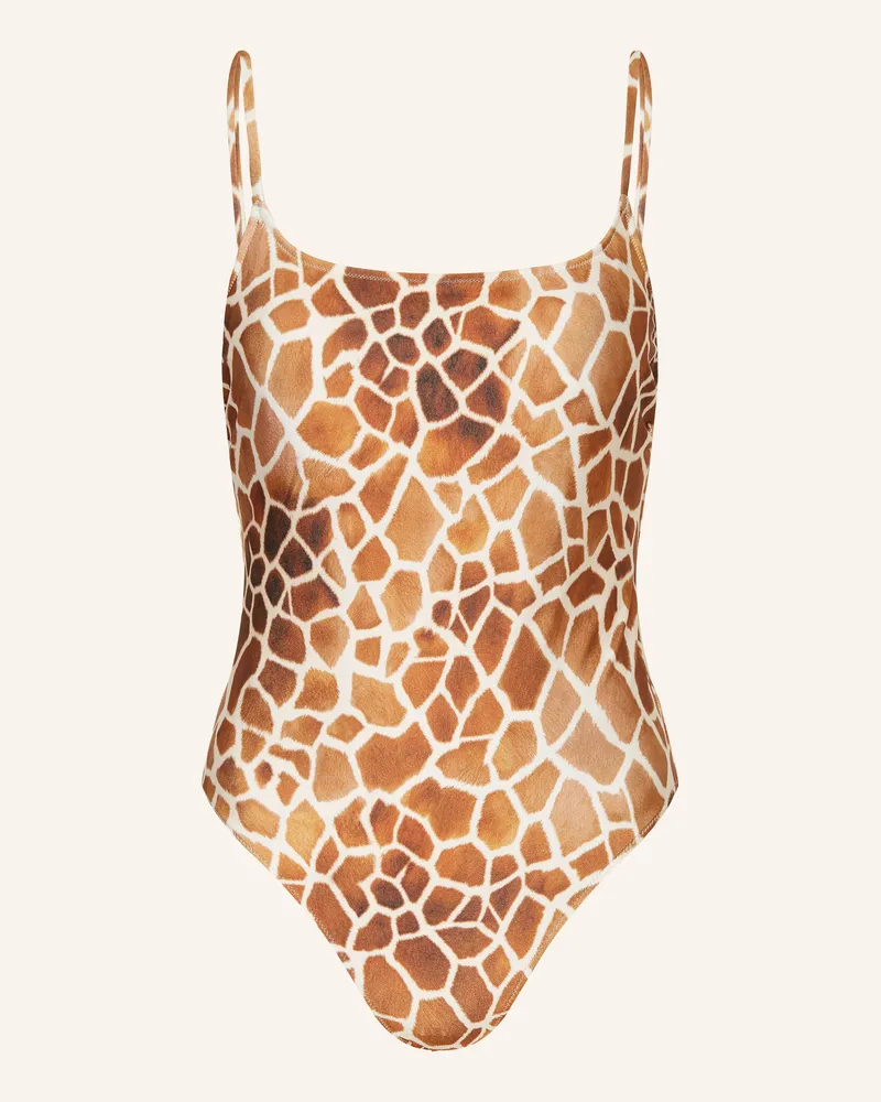 Mrs & HUGS Badeanzug Hellbraun