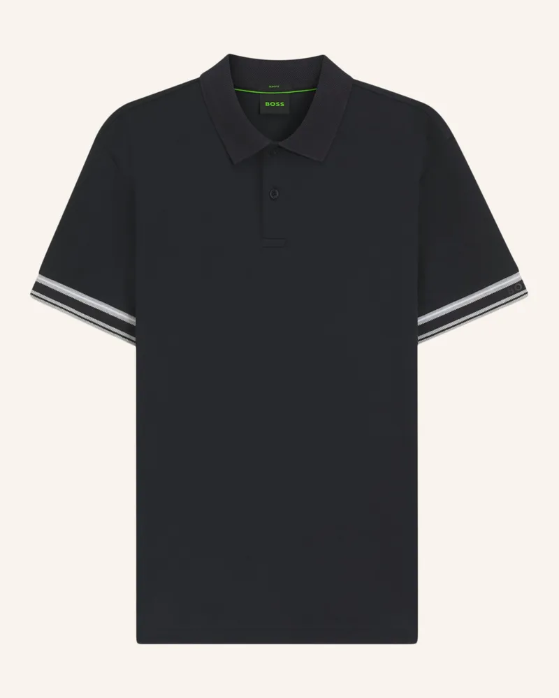 HUGO BOSS Poloshirt POLO ZONE Slim Fit Dunkelblau