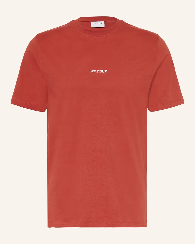 LES DEUX T-Shirt DEXTER Dunkelrot
