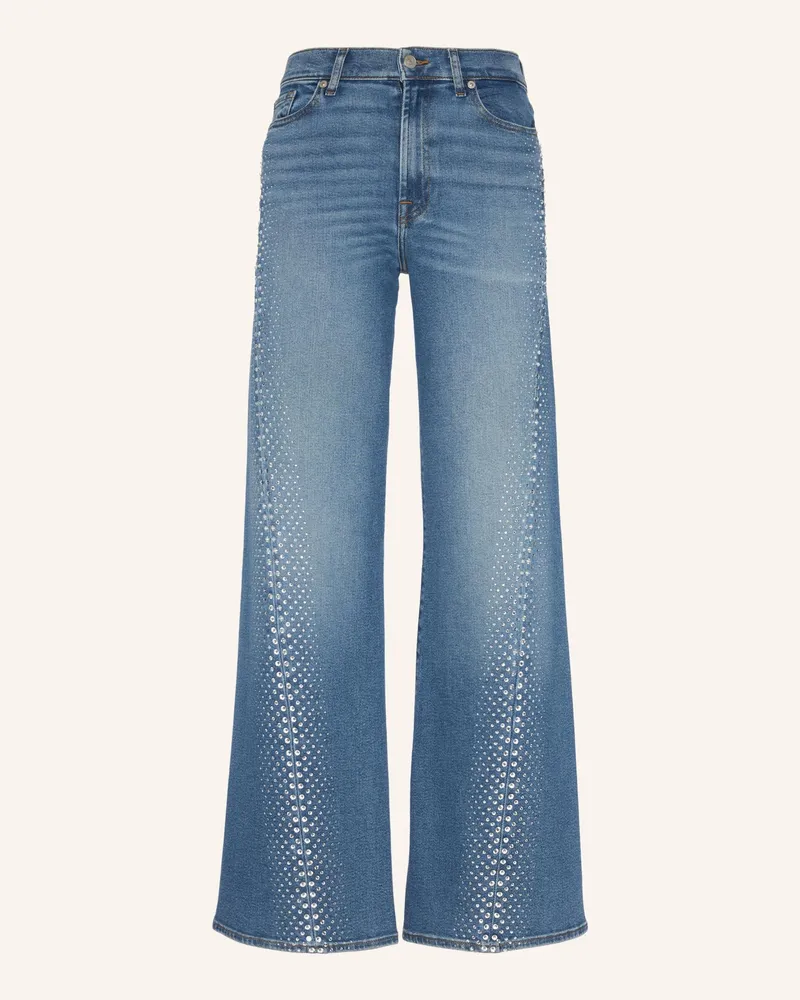 7 for all mankind Jeans TWISTED LOTTA Wide Leg Fit Blau