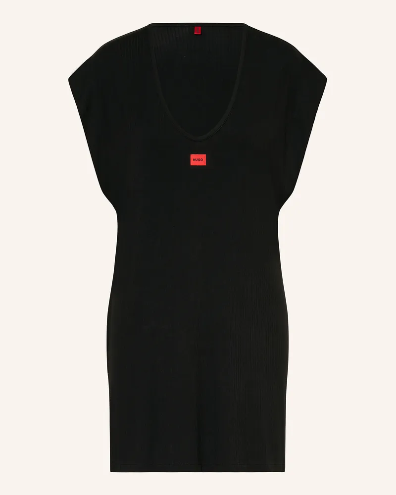 HUGO BOSS Strandkleid SIGNATURE Schwarz