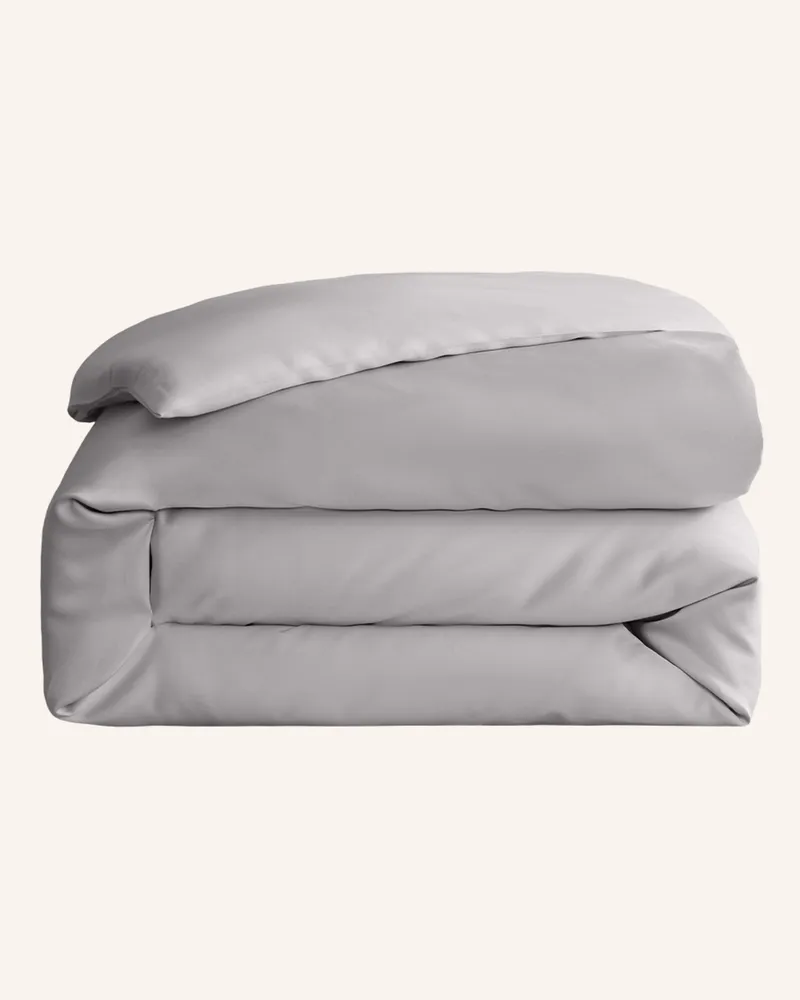 ROYFORT Bettbezug Baumwolle grau Hellgrau