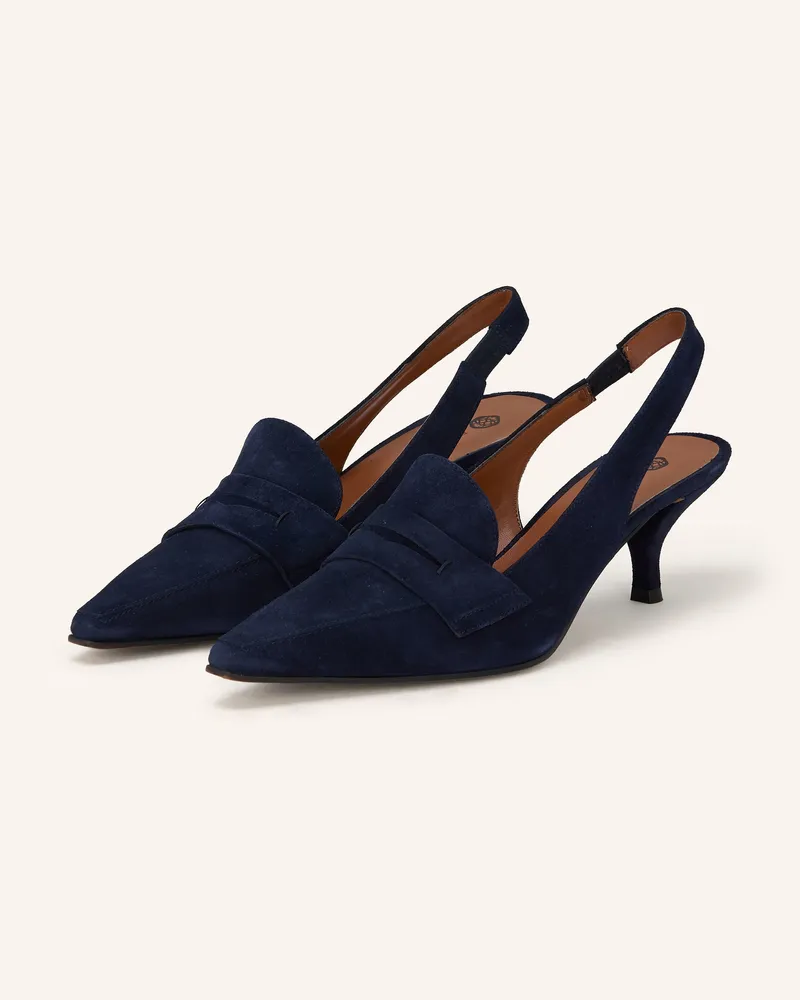 FESTA Milano Slingpumps Artemide blau Dunkelblau