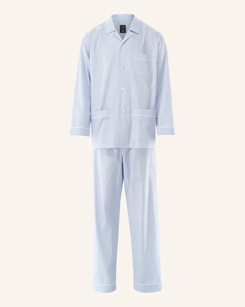van Laack Schlafanzug Blau