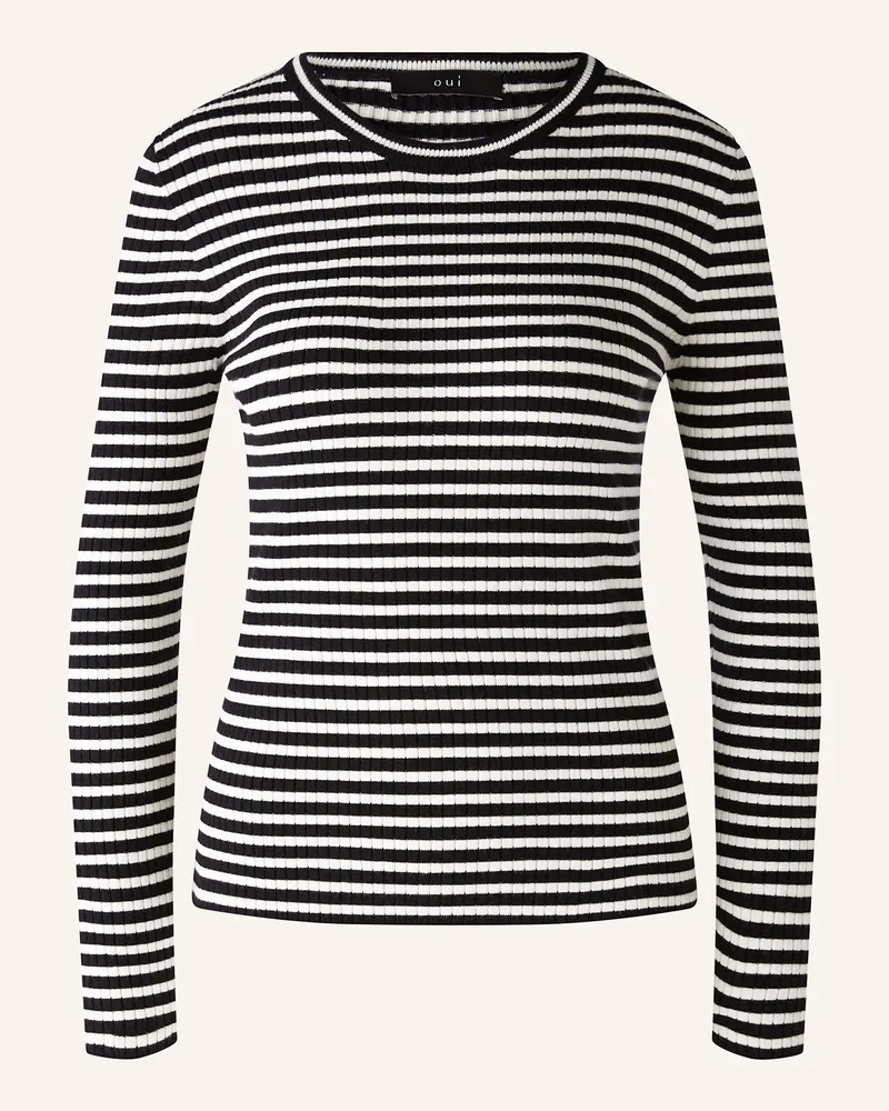 Oui  Pullover Schwarz