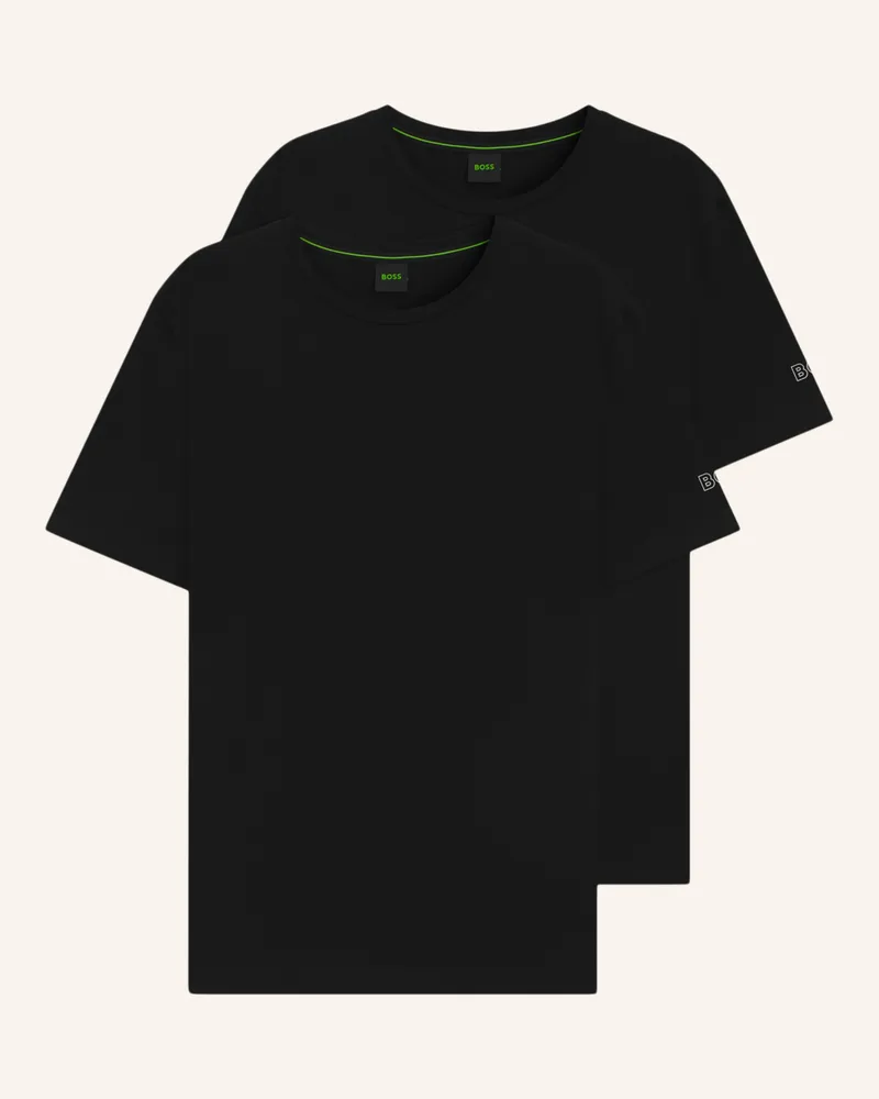 HUGO BOSS T-Shirt T-SHIRT 2-PACK 2 Regular Fit Weiss