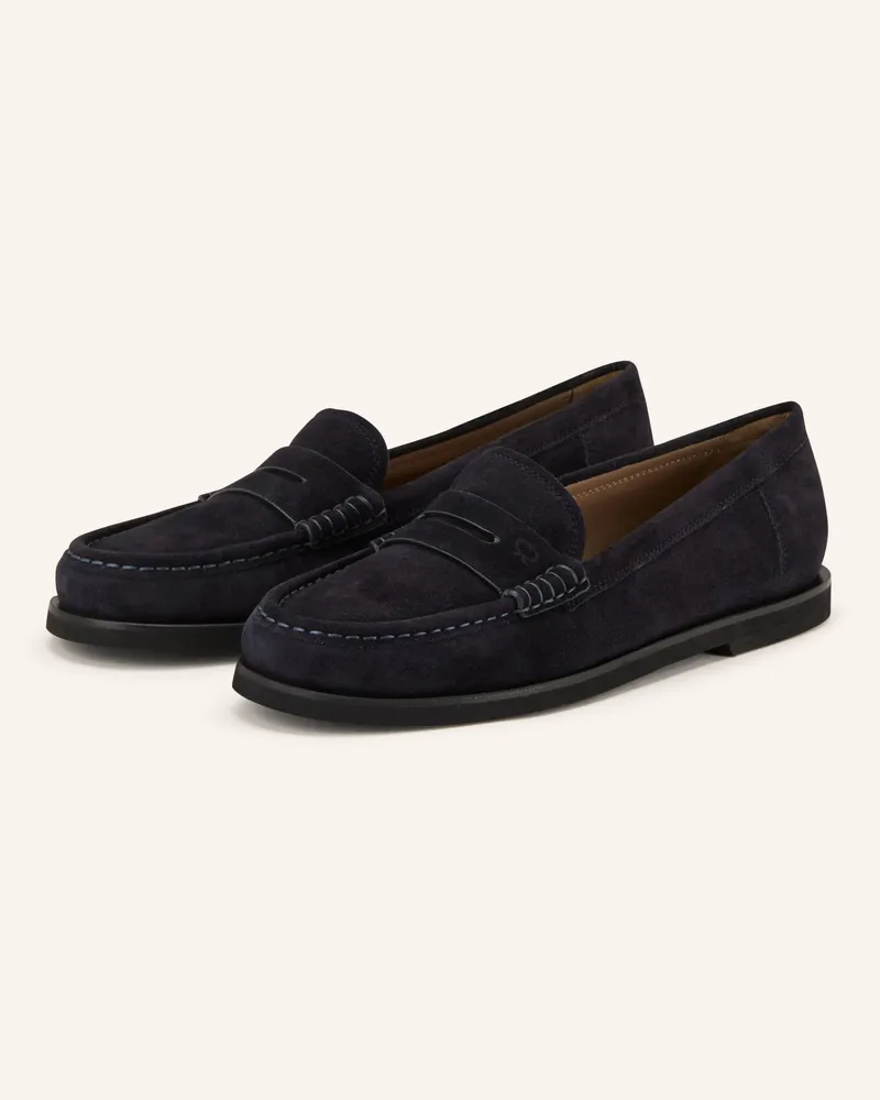 Gianvito Rossi Penny-Loafer Dunkelblau