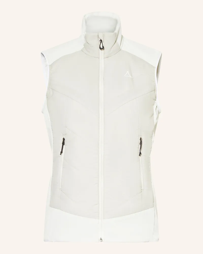 Schöffel Funktionsweste Blaueis grau Creme