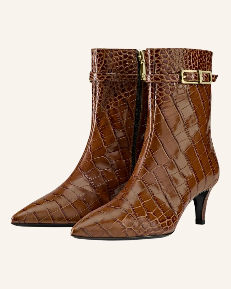Aigner Heel Bootie Madonna 12e braun Cognac