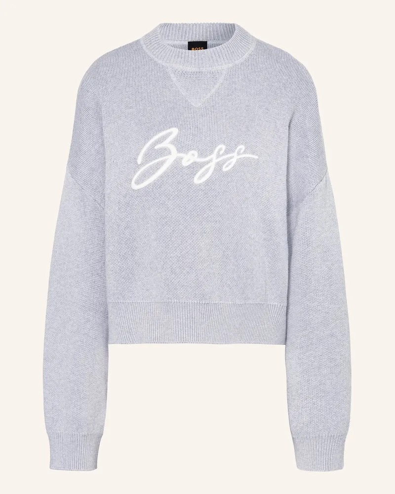 HUGO BOSS Sweatshirt FINEVRA Blaugrau