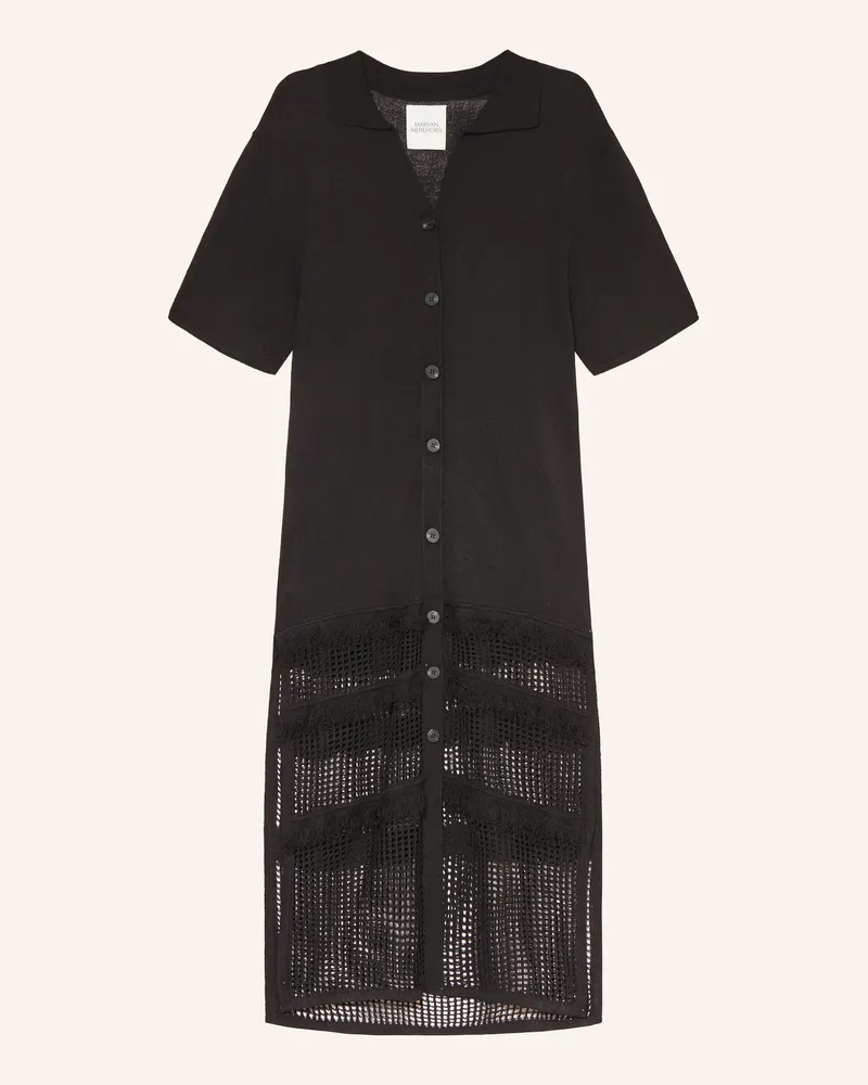 Maryan Mehlhorn Strandkleid Mit Lochspitze schwarz Schwarz
