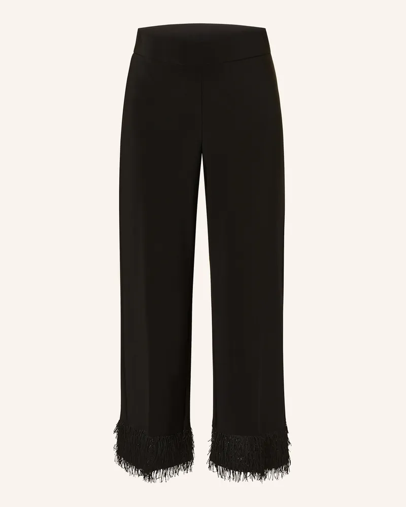 Joseph Ribkoff Culotte mit Schmucksteinen Schwarz