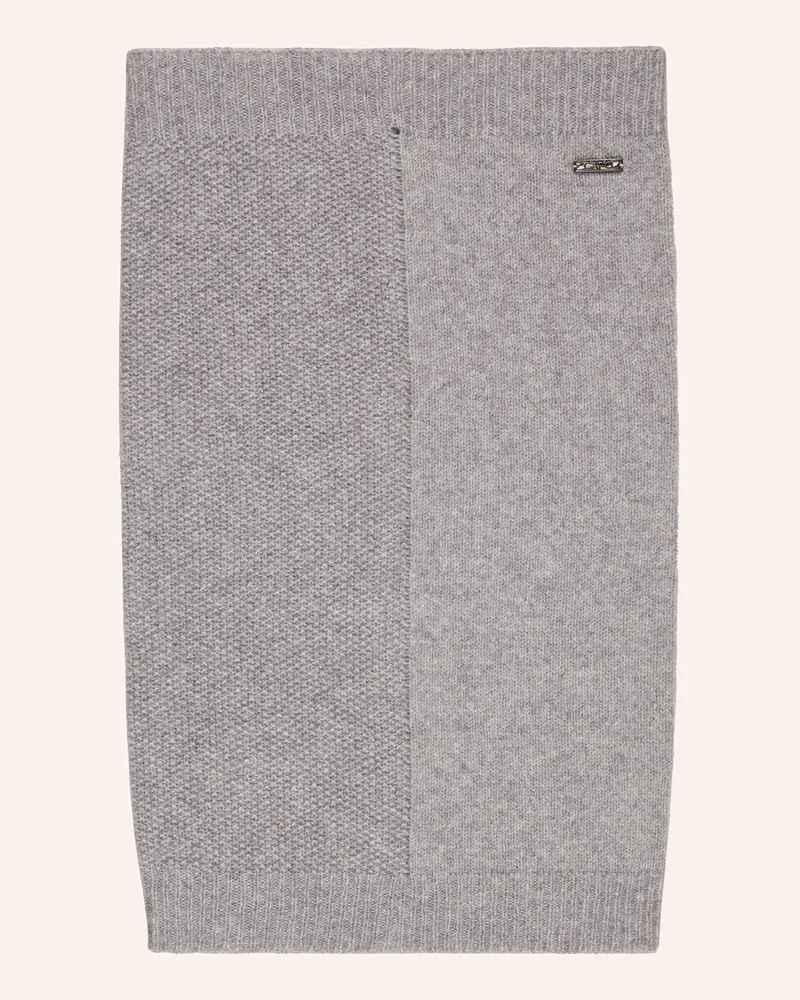 Capo Loop-Schal mit Cashmere Hellgrau