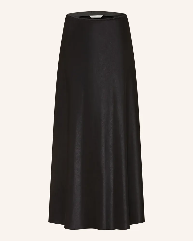 MOSS COPENHAGEN Satinrock MSCHNICOLETTE ULLAS Schwarz