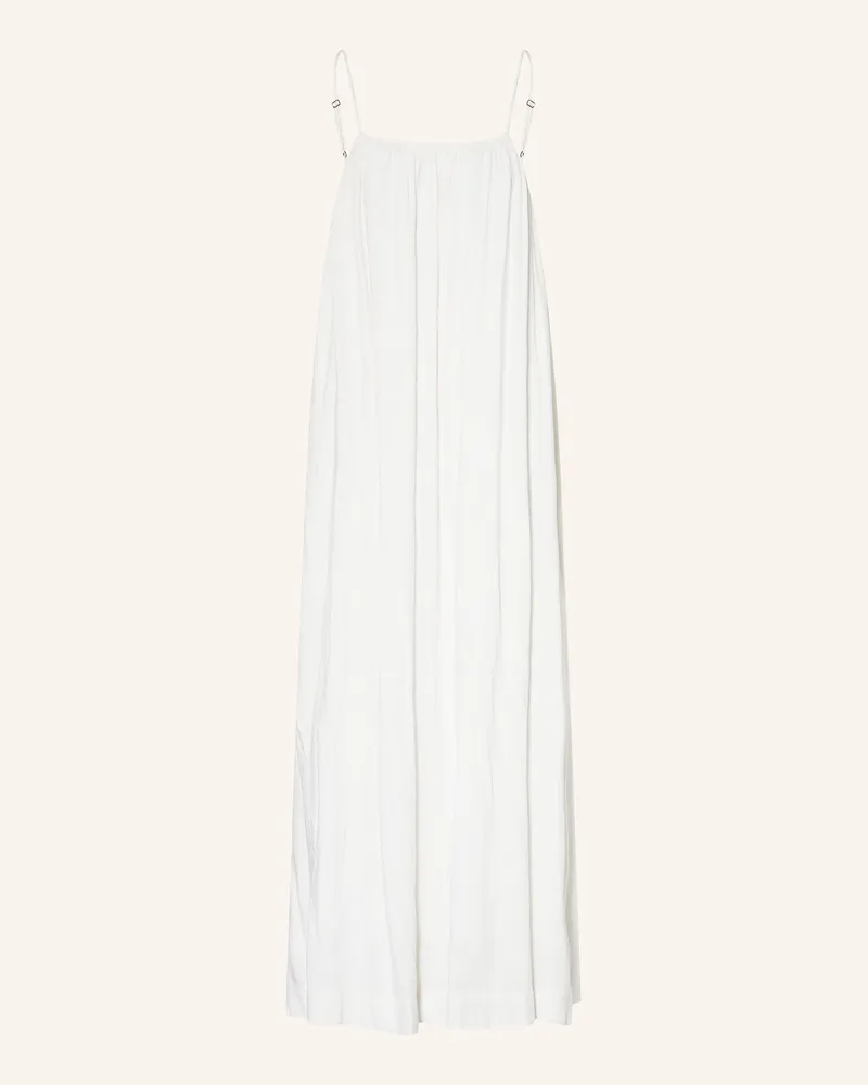 Neo Noir Kleid Allie Mit Leinen weiss Weiss