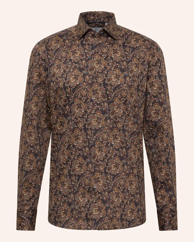 Eterna Hemd SLIM FIT Braun