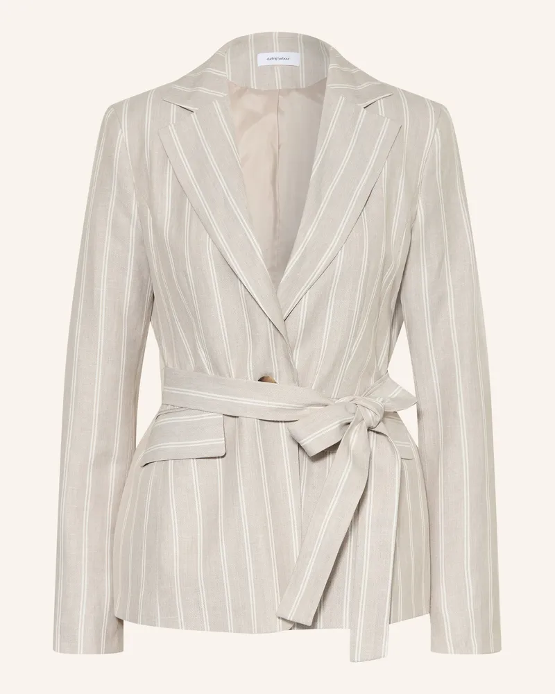 Darling Harbour Blazer Mit Leinen beige Beige