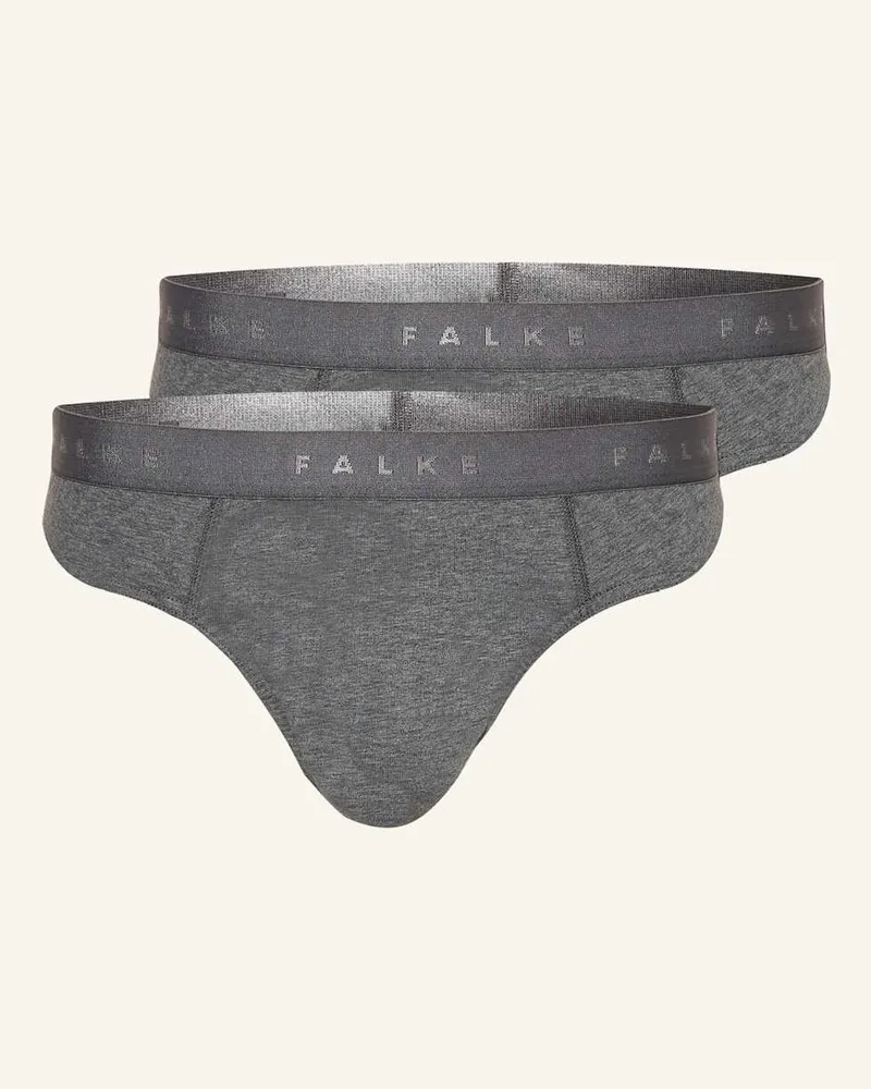 Falke 2er-Pack Slips DAILY COMFORT Grau