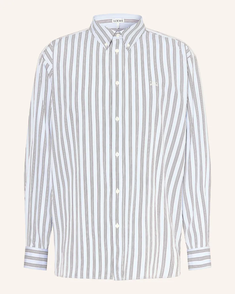 Loewe Hemd Comfort Fit blau Hellblau