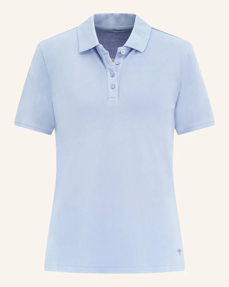 Fynch-Hatton Piqué-Poloshirt Hellblau