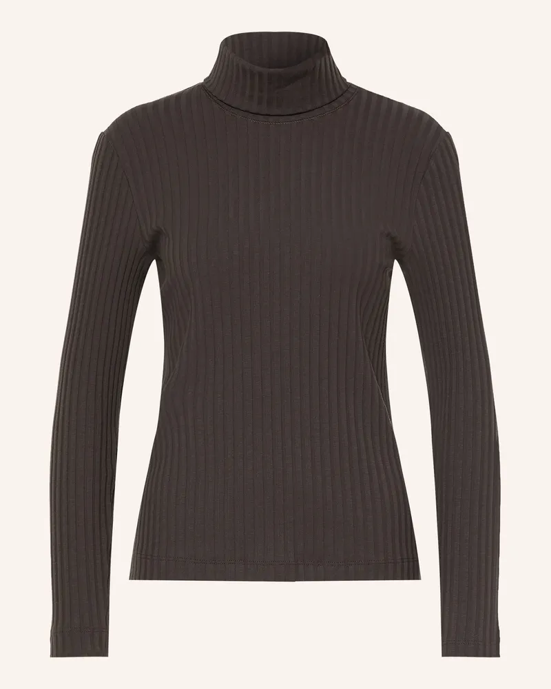 lilienfels Rollkragenshirt braun Dunkelbraun
