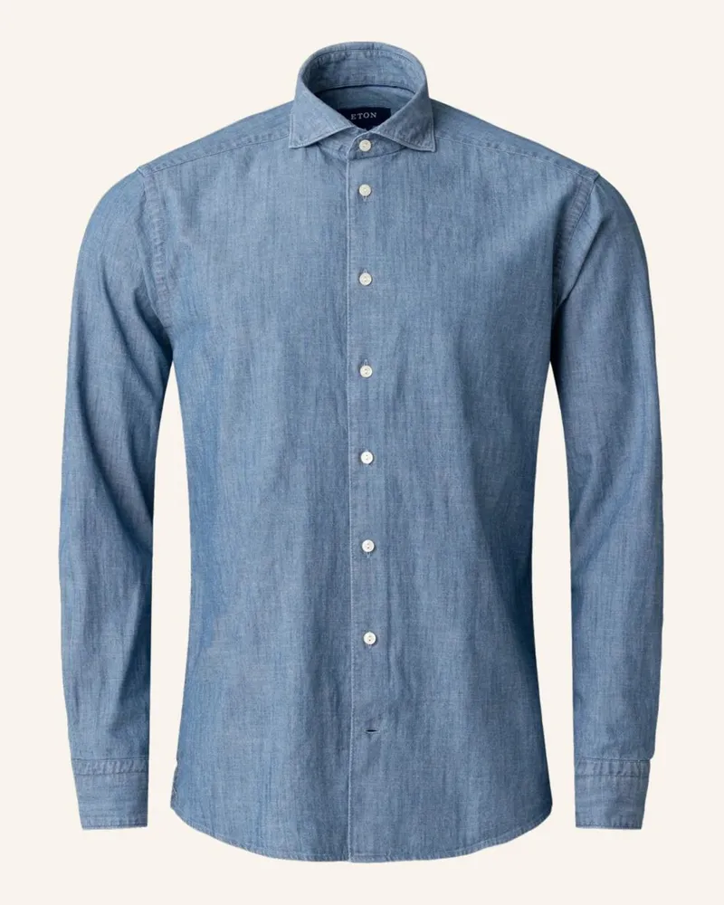 Eton Jeanshemd Slim Fit blau Blau