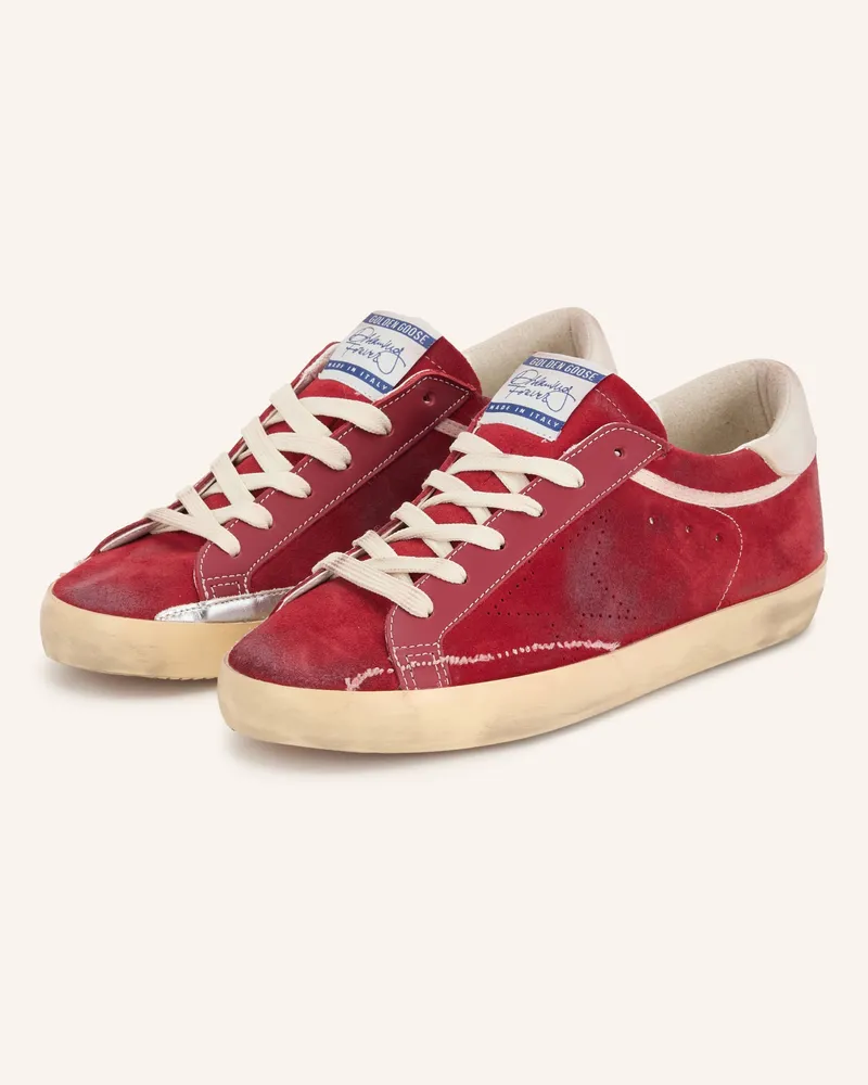 Golden Goose Sneaker Super-Star rot Dunkelrot