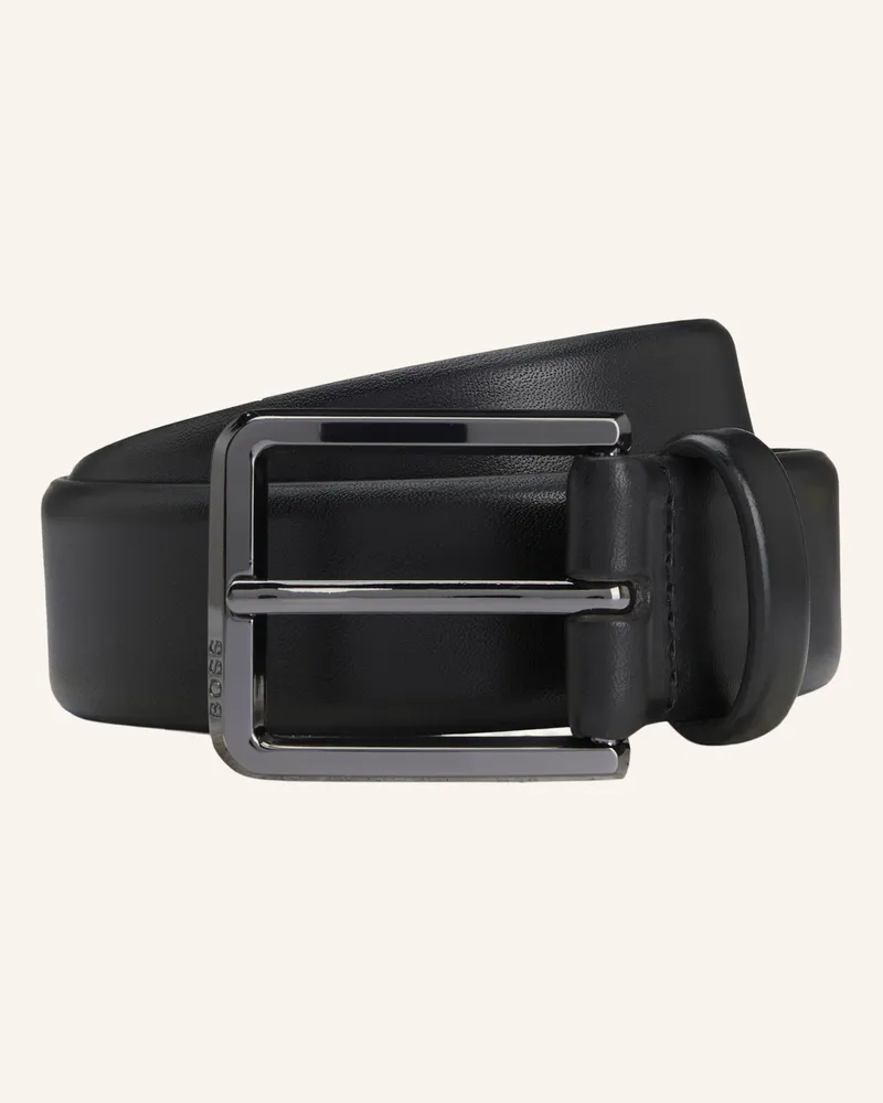 HUGO BOSS Business Gürtel CALEB_SZ35 Schwarz