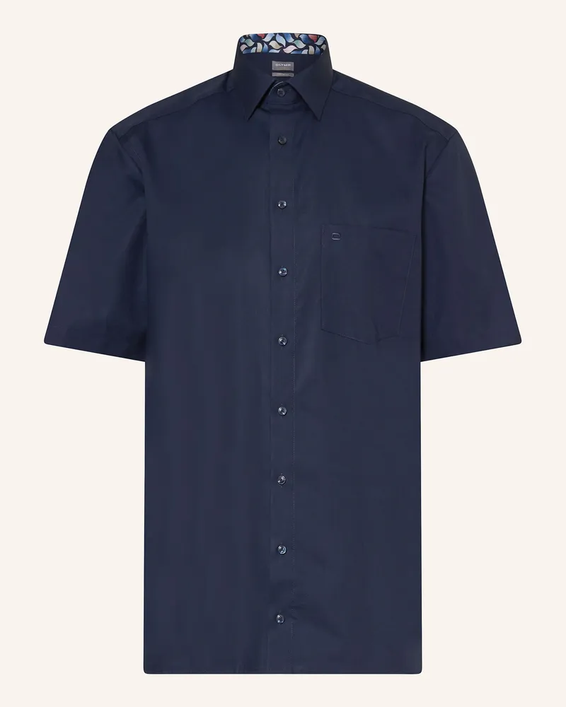 Olymp Kurzarm-Hemd Luxor comfort fit Dunkelblau