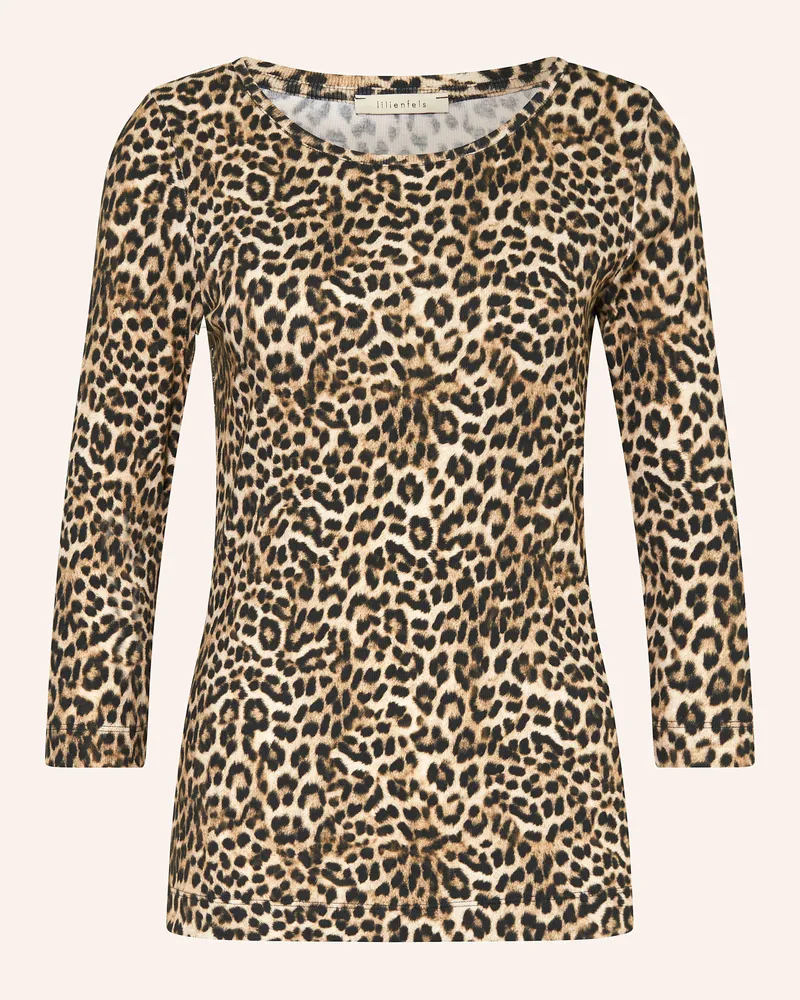 lilienfels Shirt mit 3/4-Arm Hellbraun