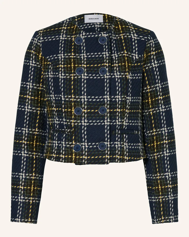 More & More Kastenjacke Dunkelblau