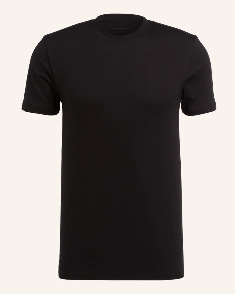 Mey T-Shirt Serie Dry Cotton schwarz Schwarz