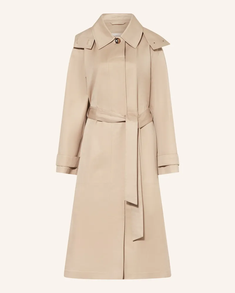 InWear Trenchcoat MYLAHLIW mit abnehmbarer Kapuze Beige