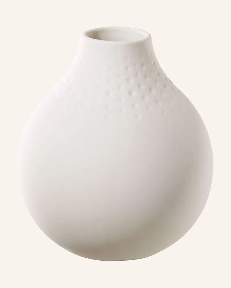 Villeroy & Boch Vase MANUFACTURE COLLIER BLANC Weiss