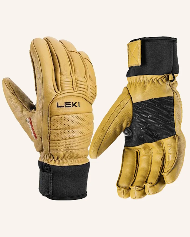 Leki Handschuhe COOPER 3D PRO Braun
