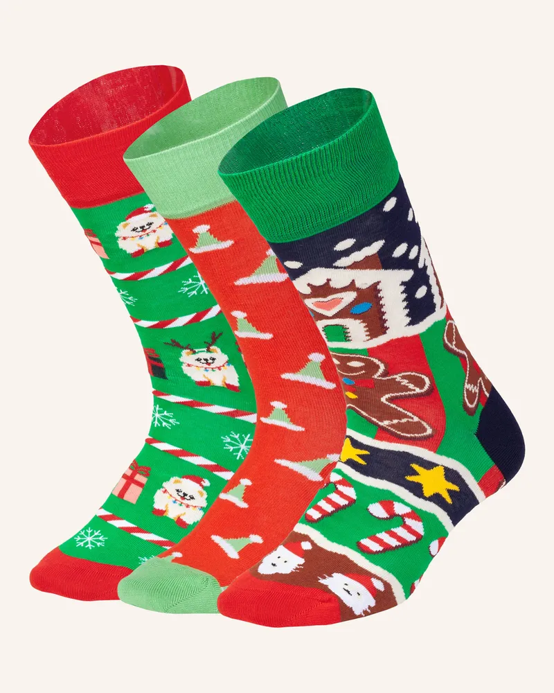 DillySocks Socken CHRISTMAS SEASON (3ER BOX Schwarz