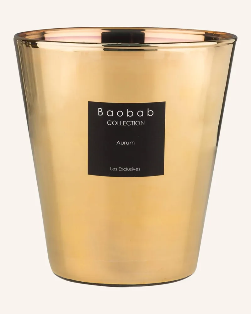 Baobab Collection Duftkerze Aurum gold Gold