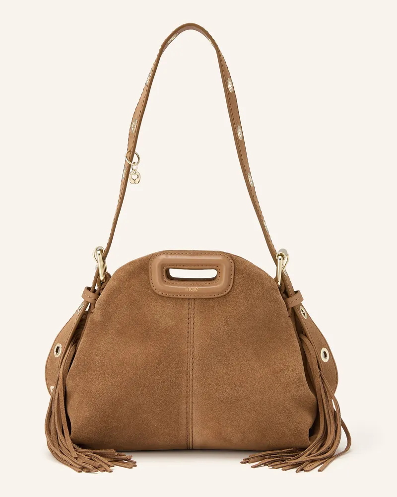 Maje Umhängetasche beige Hellbraun