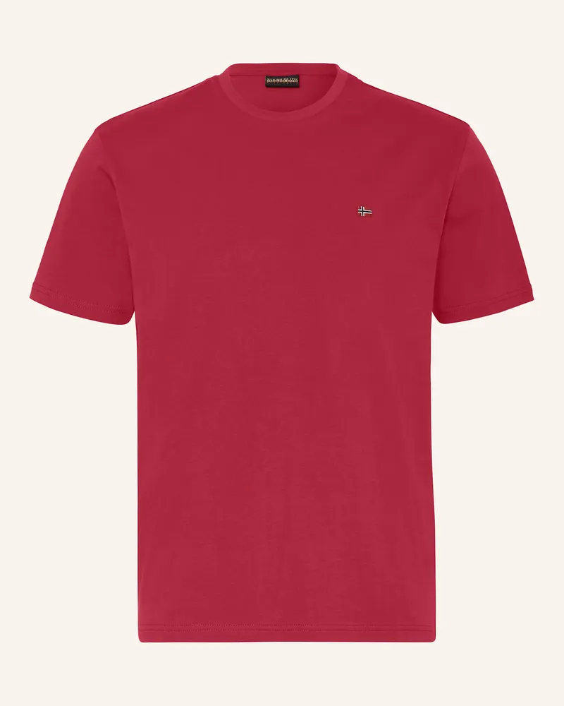 Napapijri T-Shirt SALIS Dunkelrot