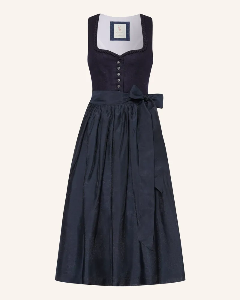 Johann & Johanna Dirndl Rothsee Im Materialmix blau Dunkelblau
