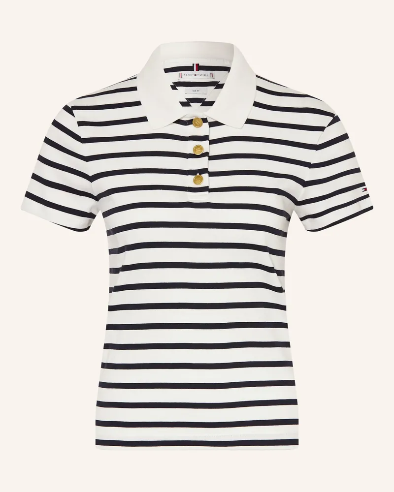 Tommy Hilfiger Jersey-Poloshirt weiss Creme