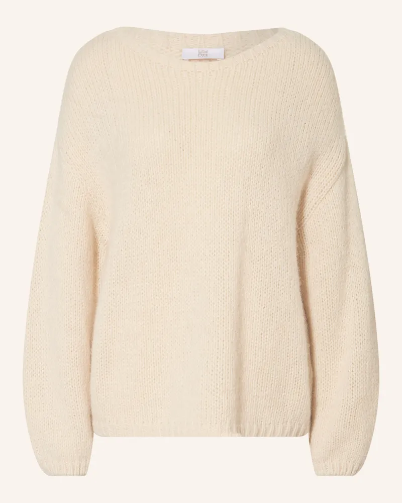 Riani Pullover Mit Alpaka beige Ecru