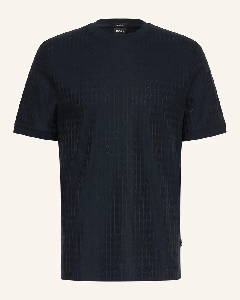 HUGO BOSS T-Shirt Thompson blau Dunkelblau