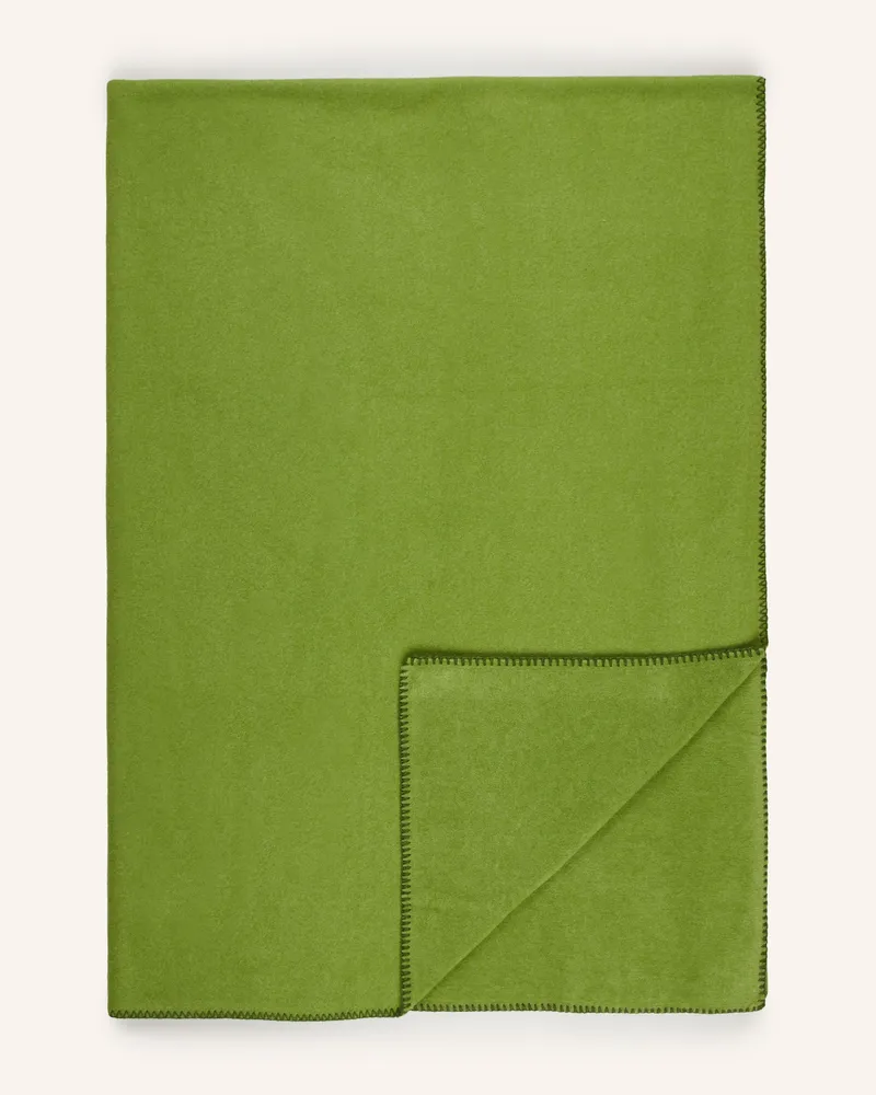 Zoeppritz Plaid Soft-Fleece gruen Grün